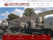 Tablet Screenshot of dickwilliamsinc.com